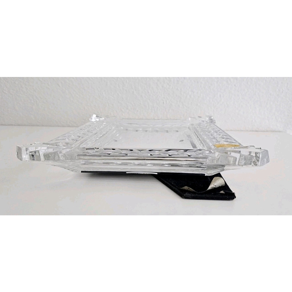 VTG 5" x 7" Genuine Lead Crystal Photo Frame Made is West Germany Art Deco Style - Picture 12 of 17